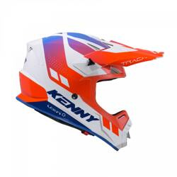 Kenny Racing Kask na crossa TRACK GRAPHIC PATRIOT kolor biały,niebieski,czerwony