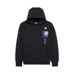 Bluza Z Kapturem Fox Image Phantom Oversized Fleece Po  czarny