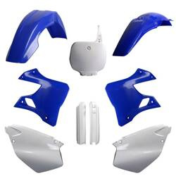 Pełny komplet plastików Yamaha YZ 125 / 250 '96-'99 Polisport niebieski,biały