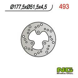 NG Brake disc rear POLARIS SCRAMBLER 400/500