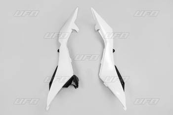 Boczki Tylne UFO do Husqvarna TC / TE 449 / 511 '11-'13, kolor biały