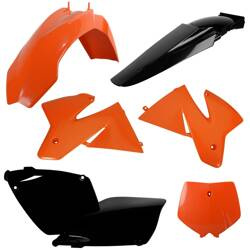 Komplet plastików KTM SX '00 Polisport pomarańczowy,czarny