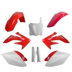 Pełny komplet plastików Honda CRF 250R '08 Polisport czerwono,biały