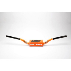 SCAR Kierownica Fatbar Model RC Bend [28,6mm]  kolor pomarańczowy/czarny, gąbka kolor pomarańczowy/czarny/biały