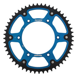 Supersprox Pinion spate [52 de dinți] STEALTH [otel-aluminiu] KTM SX / EXC / EXCF / SXF / HUSQVARNA TE / TC / FE / TC '16- [JTR897.52] culoare: albastru