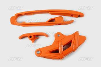 UFO Slide + Chain guide set KTM SX/SXF '16-'21 ( EXCEPT SX 250 '16)