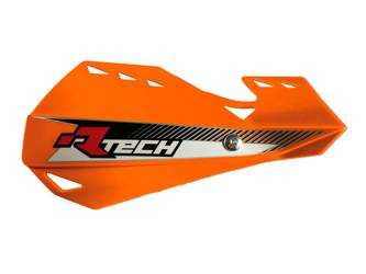 RACETECH OSŁONY RĄK (HANDBARY) DUAL EVO KOLOR POMARAŃCZOWY (Z MOCOWANIAMI DO KIEROWNICY)