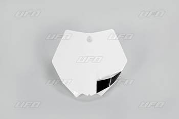Plastron UFO / Pole Numerowe Przód dla KTM SX 85 '13-'17 kolor biały