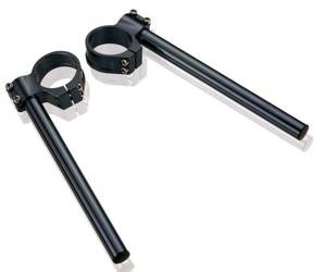 Accel Kierownica dwuczęściowa street Clip-On uchwyt 35mm czarny