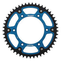 Supersprox Pinion spate [49 de dinți] STEALTH [otel-aluminiu] KTM SX / EXC / EXCF / SXF / HUSQVARNA TE / TC / FE / TC '16- [JTR897.49] culoare: albastru