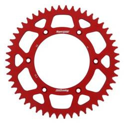 Supersprox Pinion spate din aluminiu [50 de dinți] Honda CR / CRF / XR '83-'16 [JTR210.50] culoare: roșu