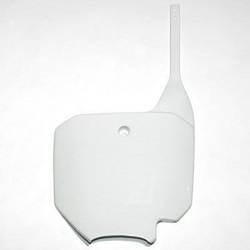 Plastron UFO / Pole Numerowe Przód Honda CR 80 '96-'02 / CR 85 '03-'09 kolor biały