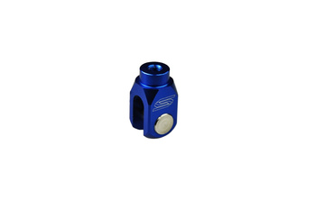 SCAR Końcówka ośki pompy hamulcowej tył Yamaha YZ 125 '03-'25, YZ 250 '03-'25, YZ 250F '03-'25, YZ 450F '03-'25, WR 250F '03-'25, WR 450F '03-'25, YZ 125X '17-'25, YZ 250X '16-'25, YZ 250FX '15-'25, YZ 450FX '16-'25 kolor niebieski