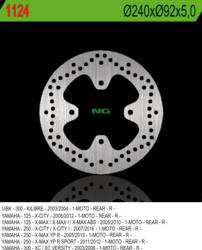 NG Tarcza hamulcowa tył YAMAHA X-CITY 125 08-12 / 250 07-17 / X-MAX 125/250 05-09