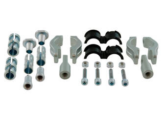 Handguard mounts/brackets BENT WITH DIA. 22.2MM OR 28.6 MM color Racetech
