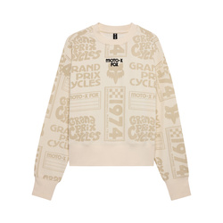 Bluza Fox Lady Circa 74 Oversized Fleece Crew Off  biały