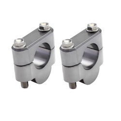 Podwyższenie kierownicy [19 mm][średnica kierownicy 22 mm]  aluminium kolor srebrny ZETA