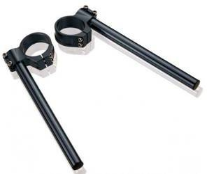 Accel Kierownica dwuczęściowa street Clip-On uchwyt 52mm czarny