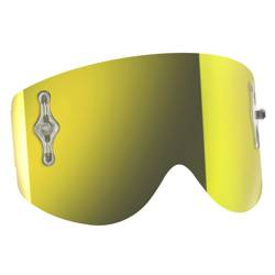 SCOTT Szybka Recoil /80's /XI SGL AFC Works yellow chrome szyba żółty