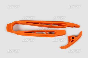 UFO Ślizg łańcucha KTM SXSXF '07-'10 / EXC '08-'11 kolor pomarańczowy