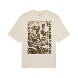 T-Shirt Fox Circa 74 Oversized Off  biały