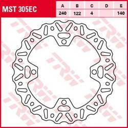 TRW Lucas TARCZA HAMULCOWA TYŁ SUZUKI RMZ 250 07-14, RMZ 450 05