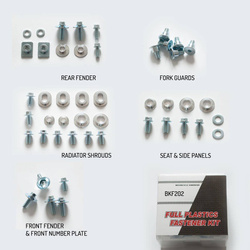 Accel / Komplet śrub do plastików / Yamaha YZF 250 [10-13] / WR 450F [12-14] / Kolor: Czarny