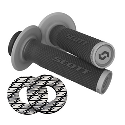 Przykręcane manetki Lock On SCOTT SX II kolor szary