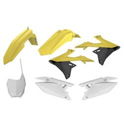 Komplet plastików Suzuki RMZ 250 '19-'24 / RMZ 450 '18-'24 Polisport ,żółty