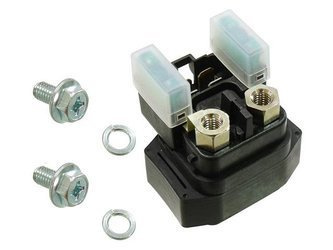 Nachman Przekaźnik rozrusznika YAMAHA ATV YFM250/350/400/450/660 PROSTOKĄTNY (Z GUMĄ I BEZPIECZNIKIEM)