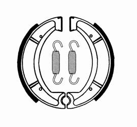 TRW Lucas SZCZĘKI HAMULCOWE YAMAHA (150X25MM) Y510