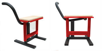 Biketec stojak/podnośnik/podstawka pod motocykl cross kolor czerwony