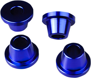 SCAR Aluminiowe tulejki mocowania kierownicy (Rubber Killers) Yamaha YZ 250F '14-'25, YZ 450F '14-'25, YZ 250FX '15-'25, YZ 450FX '16-'25, WR 250F '15-'25, WR 450F '16-'25, Fantic XXF 250 / 450 '22-'25, XEF 250 / 450 '22-'25 kolor niebieski