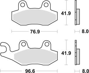 TRW Lucas Brake pads KH135 / KH214