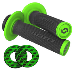 Przykręcane manetki Lock On SCOTT SX II zielony fluo