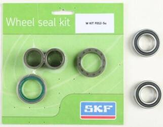 SKF ZESTAW - ŁOŻYSKA PRZEDNIEGO KOŁA Z USZCZELNIACZAMI I TULEJKAMI SUZUKI RMZ 250 '07-19, RMZ 450 '05-'19, KAWASAKI KXF 450 '19