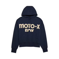 Bluza Z Kapturem Fox Lady Moto-X Oversized Flc Po  niebieski