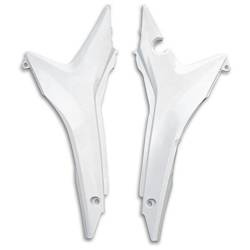 Komplet Osłon Filtrow Powietrza UFO / Klapki Airboxa Honda CRF 250R '14-'17 / CRF 450R '13-'16 (Dwie Strony) kolor biały
