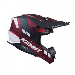 Kenny Racing Kask na crossa TRACK GRAPHIC CANDY RED MATT kolor czarny,czerwony,biały