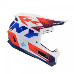 Kenny Racing Kask na crossa PERFORMANCE ERT GRAPHIC PATRIOT kolor biały,czerwony,niebieski