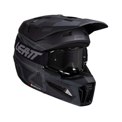 Kask + gogle cross Leatt Kit Moto 3.5 V25 stealth