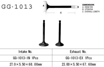 Vesrah Exhaust valve HONDA ATC 90 71-78 / ATC 110 79-85 / CT 90 70-79 / ST 90 73-75