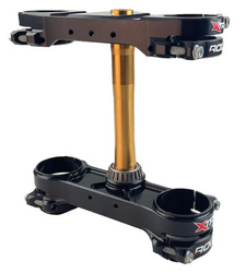 X-TRIG Półki XTRIG ROCS Tech Triple Clamps KTM SX/SXF '23-'24; EXC/EXCF '24; GAS GAS EC/ECF/MC/MCF '24; HUSQVARNA FC/TC '23-'24; FE/TE '24 Offset 22mm, Kolor czarny