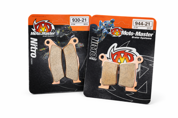 Moto-Master Klocki hamulcowe KTM EXC-F / SX / SX-F / EXC TPI / SX-F Racing / XCF-W / XC-W / XC-W TPI / XC / XC TPI / XC-F / EXC Husqvarna FE S / FS / FX / FE / FC / TX / TX i / TE i / TC / TE Gas Gas EX F / EX / MC F / MC [sinter][spiek]
