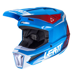Kask LEATT MOTO 2.5-HMT V25 kolor niebieski , czerwony