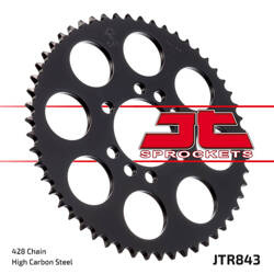 JT Zębatka tylna stalowa [49 zębów] YAMAHA DT 125LC 85-88 / SR 125 85-94 / DT 80LC