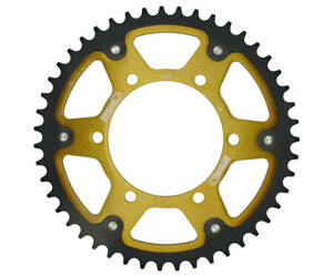 Supersprox Pinion spate [53 de dinți] STEALTH [oțel-aluminiu] KTM SX / EXC [JTR897.53] culoare: auriu