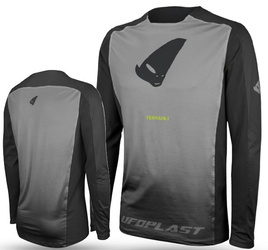 UFO Koszulka rowerowa Terrain LV1 długi rękaw kolor szary,czarny