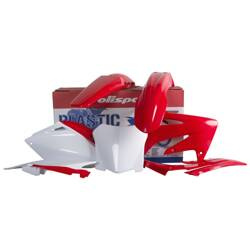 Komplet plastików Honda CRF 250R '08 Polisport czerwono,biały