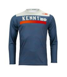 Kenny Racing koszulka rowerowa model Elite Camo Blue kolor niebieski/biały